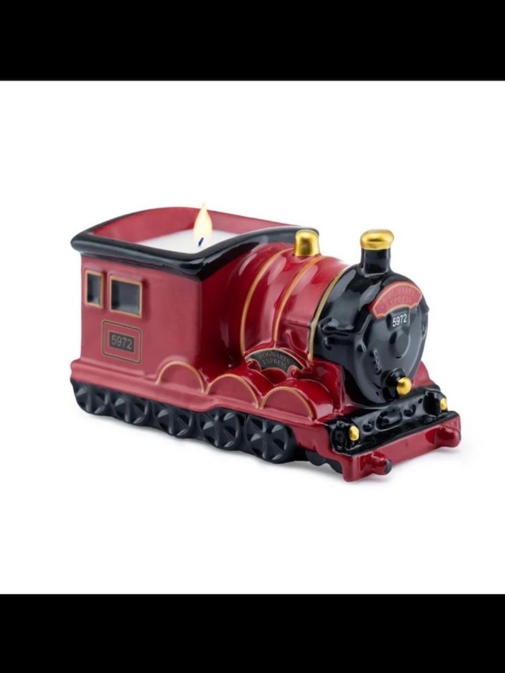 Charmed Aroma Harry Potter Hogwarts Express Scented Candle Ceramic Train Holder